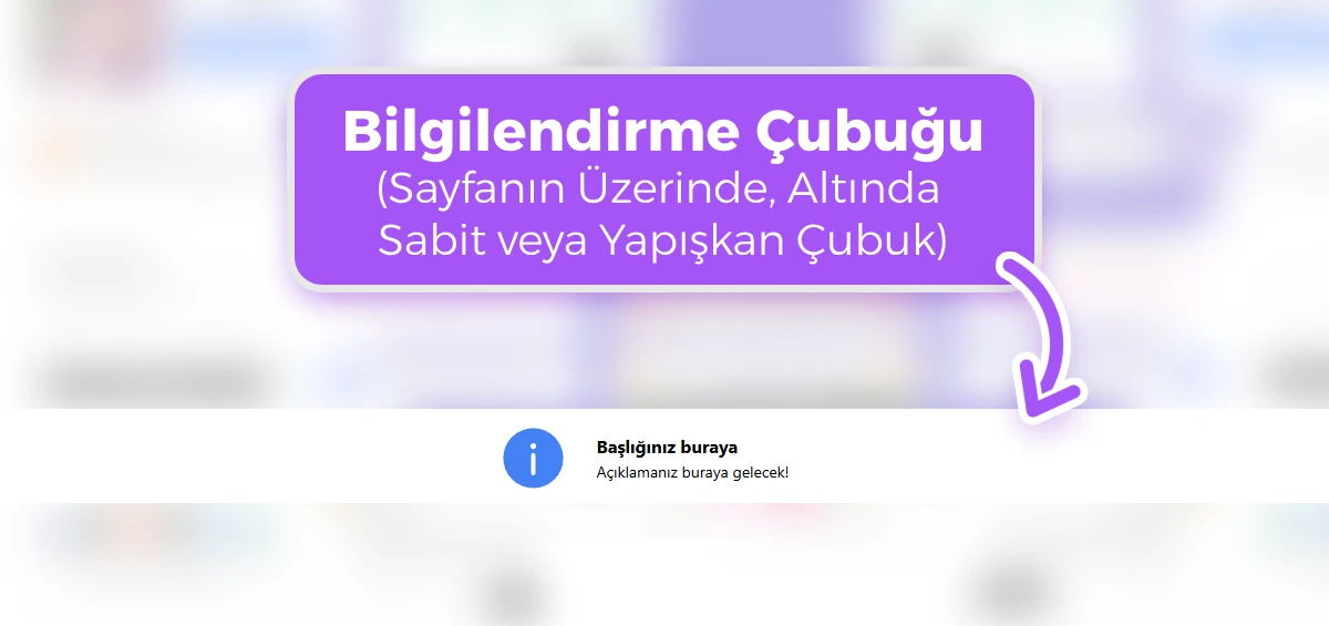 Bilgilendirme Çubuğu