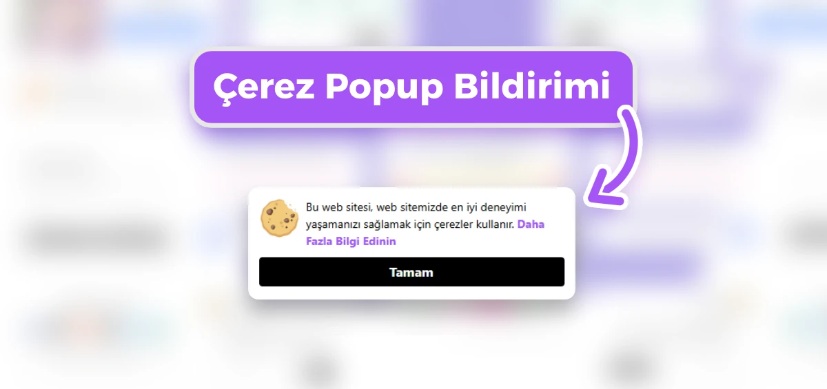 Çerez Popup Bildirimi