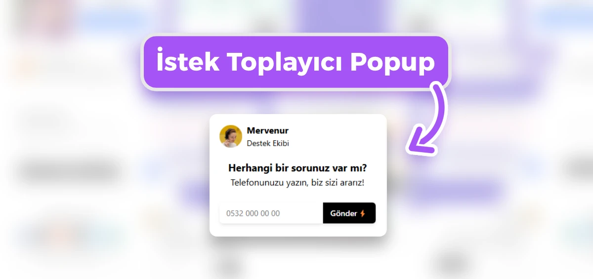 stek Toplayıcı Popup